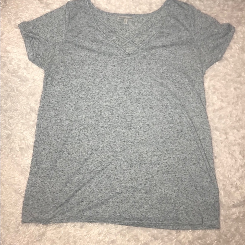 Mixed blue top